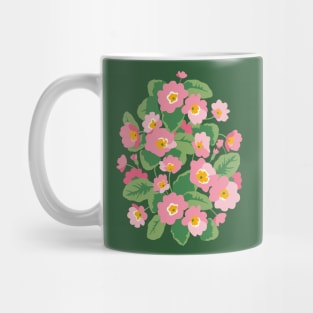 Blooming pink primrose Mug